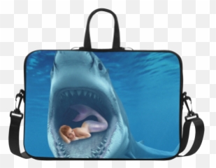 Personalized Food Delicious Pizza - Great White Shark Emoji,Emoji Laptop Skin