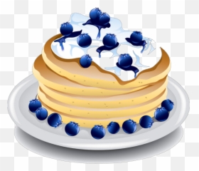Blueberry Pancake Clipart - Pancakes Clipart Emoji,Pancake Emoji