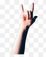 Hand Rock Rockstar Rocknroll Sticker By Bird - Sign Language Emoji,Rock Hand Sign Emoji