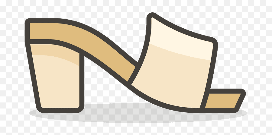Womans Sandal Emoji Clipart - Icono De Sandalias En Png,Thong Emoji