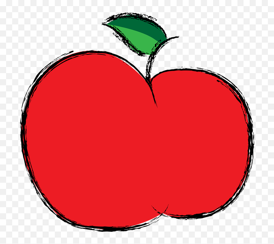 Apple Red Fruit - Apple Fruit Red Color Emoji,Apple Color Emoji