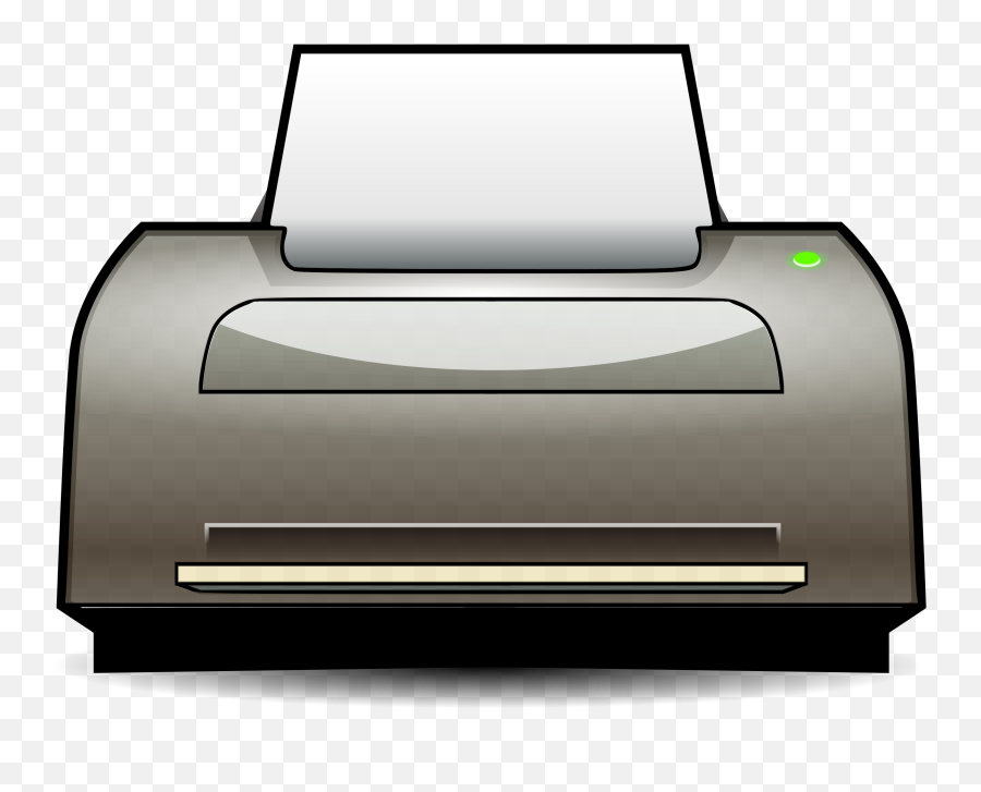Printer Printing Service Transparent - Printer Clipart No Background Emoji,Printer Emoji