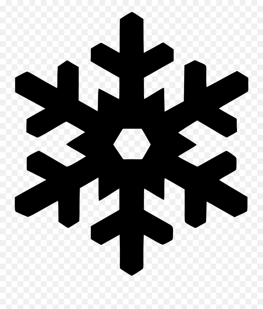 Snowflake Royalty - Snowflake Silhouette Clipart Emoji,Snowflake Emoji