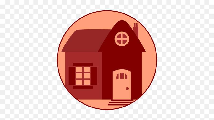 Red House Vector Image - House Clip Art Emoji,Emoticons Thumbs Up