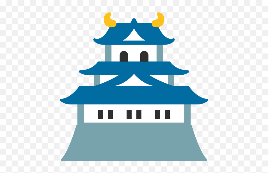 Japanese Castle Emoji - Japanese Castle Icon,Castle Emoji
