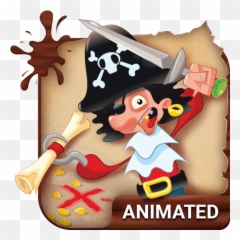 Pirate Animated Keyboard - Motocross Emoji