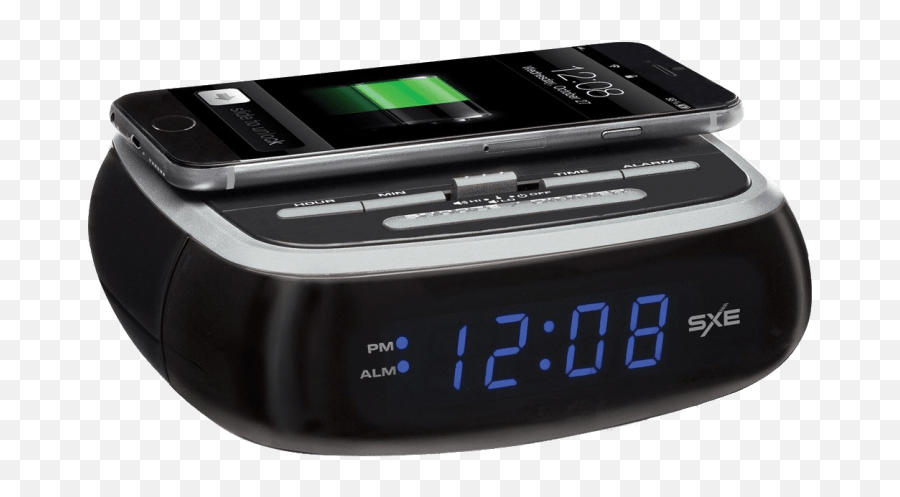 Sxe Wireless Charging Alarm Clock - Sxe Sxe87001 Wireless Charging Alarm Clock Emoji,Clock Rocket Clock Emoji