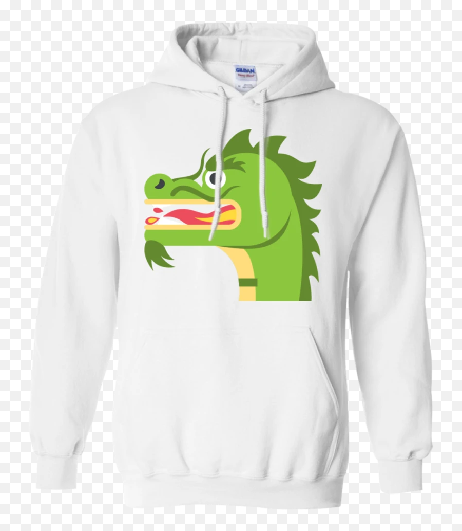 Dragon Face Emoji Hoodie - Hoodie,Alligator Emoji