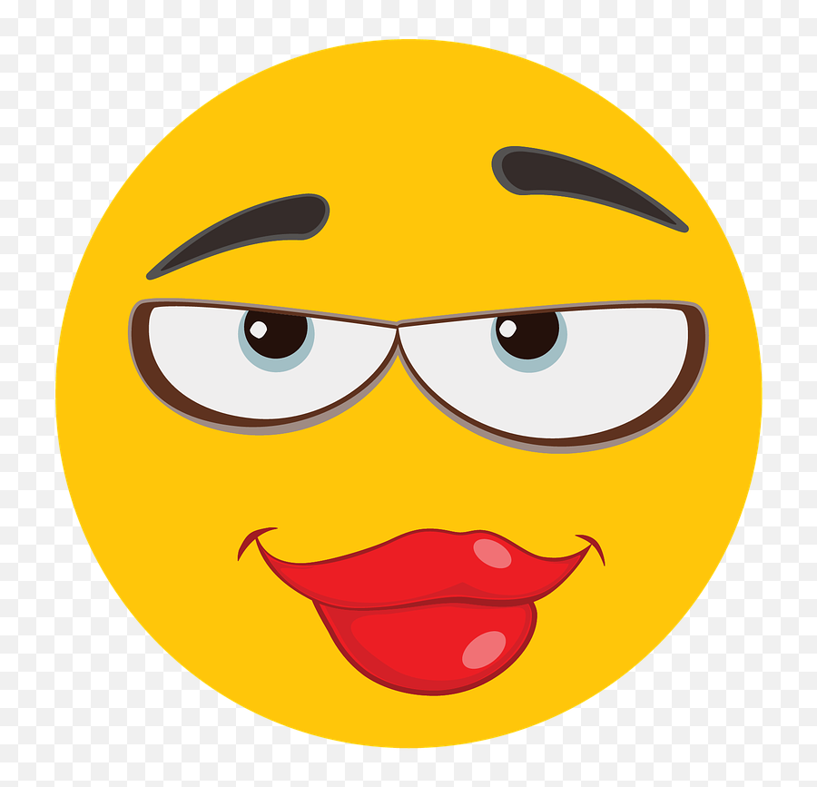 Face Emoji Emotions Lips Female - Don T Like Face Clipart,Emoji