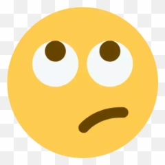Emojis Flat Style 2 Stickers For Whatsapp - Rolling Eyes No Background