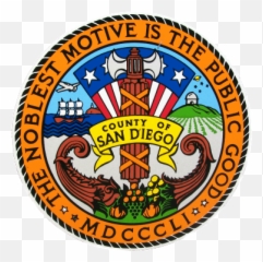 Seal Of San Diego County - County Of San Diego Logo Emoji,California State Flag Emoji