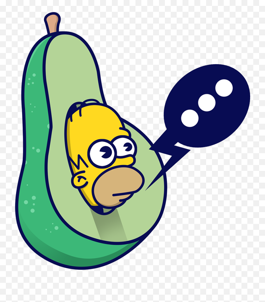 The Simpsons Simpsons - Fondos De Pantalla De Aguacates Animados Emoji,Skateboard Emoji Iphone