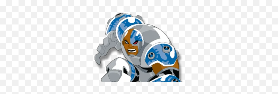 Cyborg - Cyborg Teen Titans Png Emoji,Bulldog Emoticon