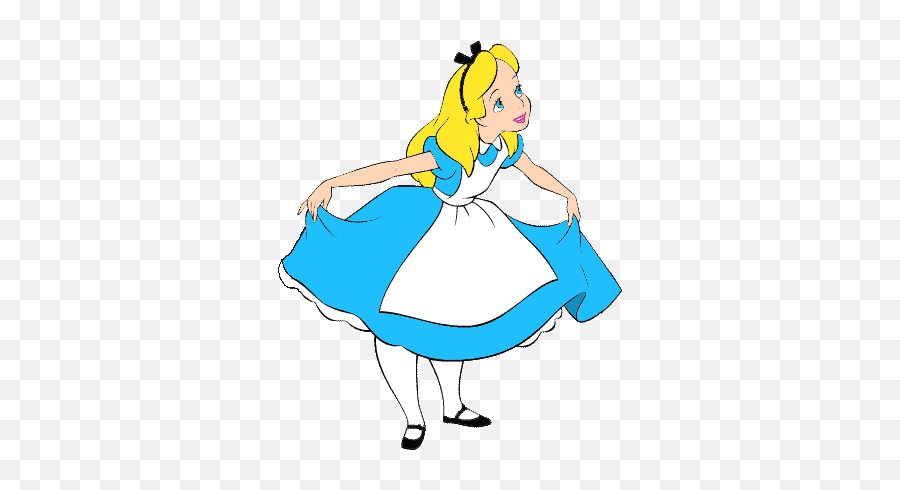 Thank You Bow Clipart - Alice In Wonderland Alice Clipart Emoji,Thank You Japanese Emoticon