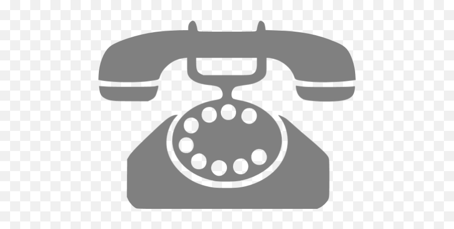 Gray Phone 47 Icon - Tetephone Icon Png Transparent Emoji,Telephone Emoticon