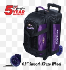 Kr Strikeforce Nfl Baltimore Ravens 2 Ball Roller Bowling Bag - Hand Luggage Emoji,Hiking Emoji