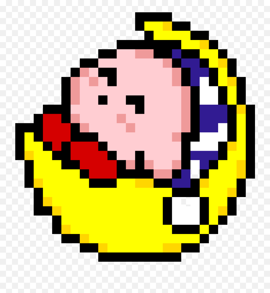 Pixilart - Sleepy Kirby By Obijuankenobi Radiation Pixel Art Emoji,Sleep Emoticon