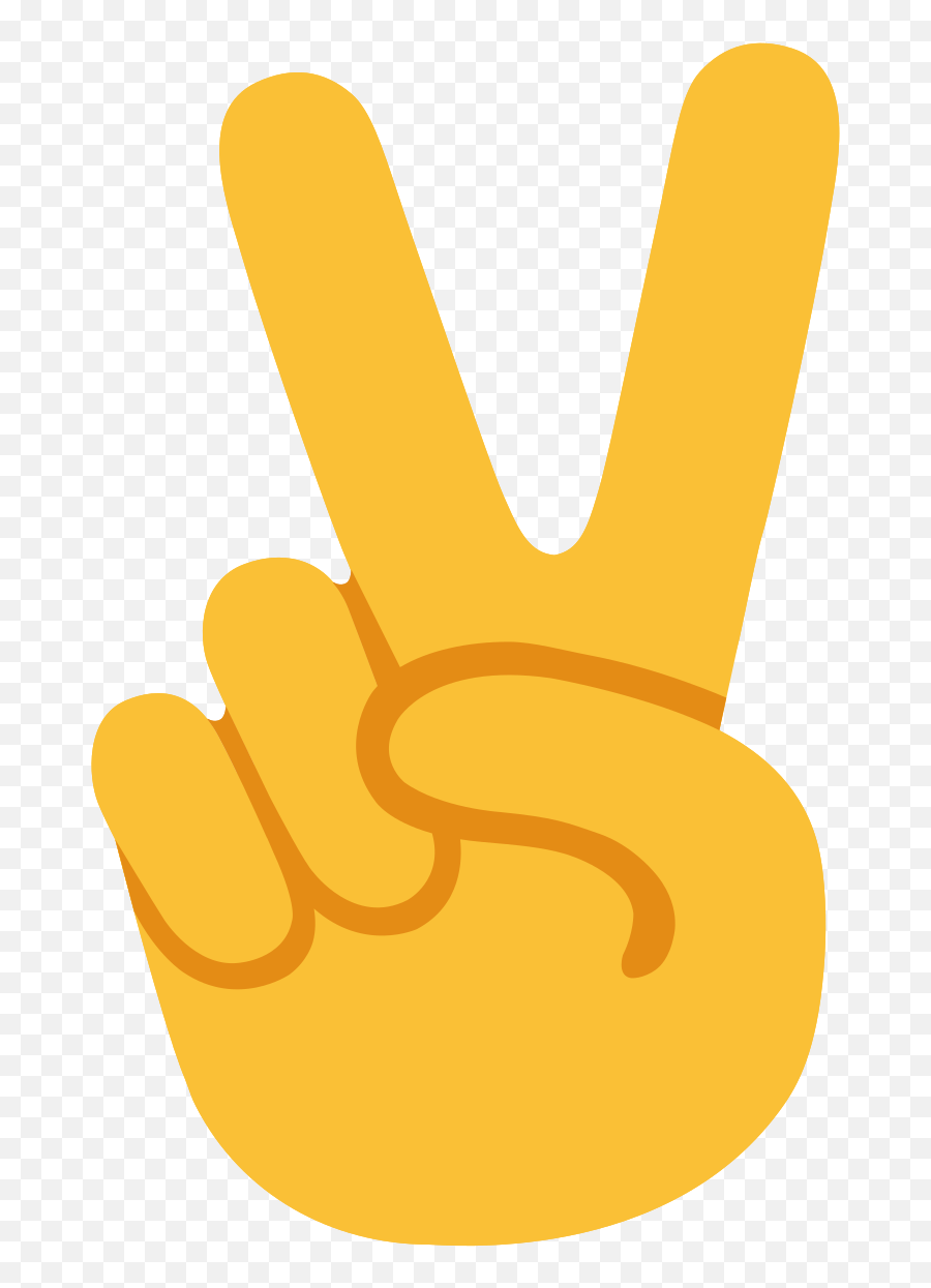 Emoji U270c - Transparent Peace Sign Hand,Ar Emoji
