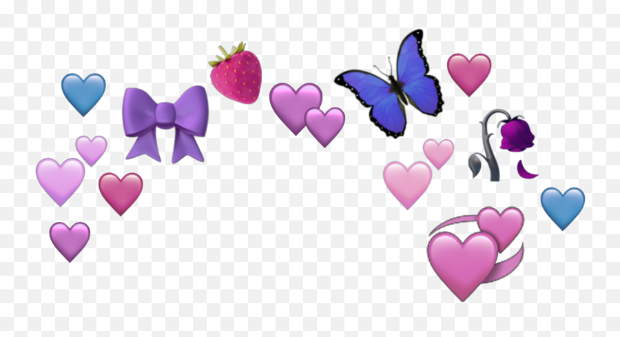 Milukyun Iphone Iphoneemoji Emoji Emojis Butterfly Rose - Emoji,Girly Emojis