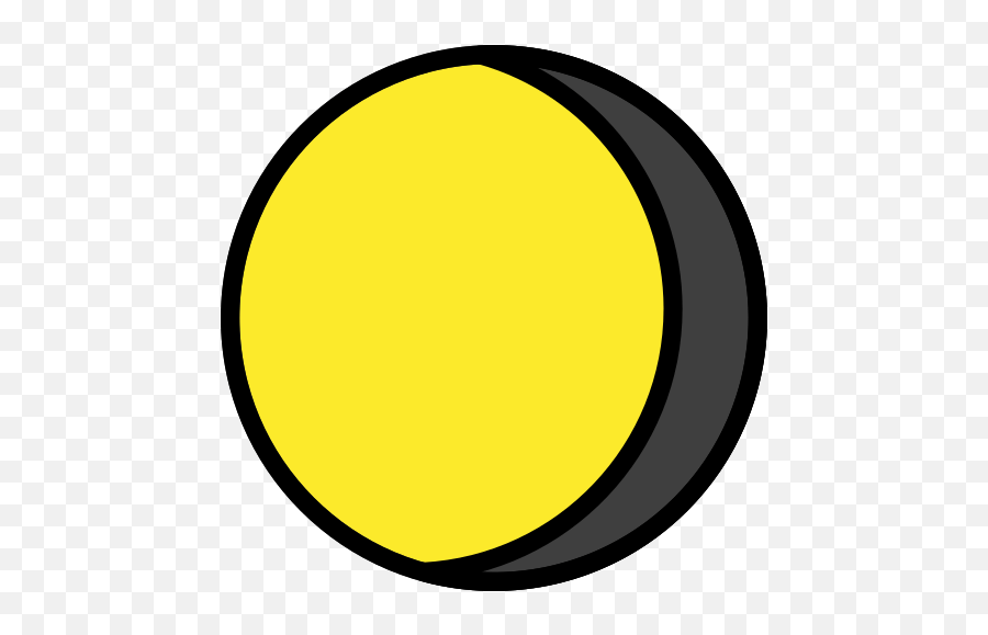 Waning Gibbous Moon Symbol - Circle Emoji,Emoji Symbols Meanings