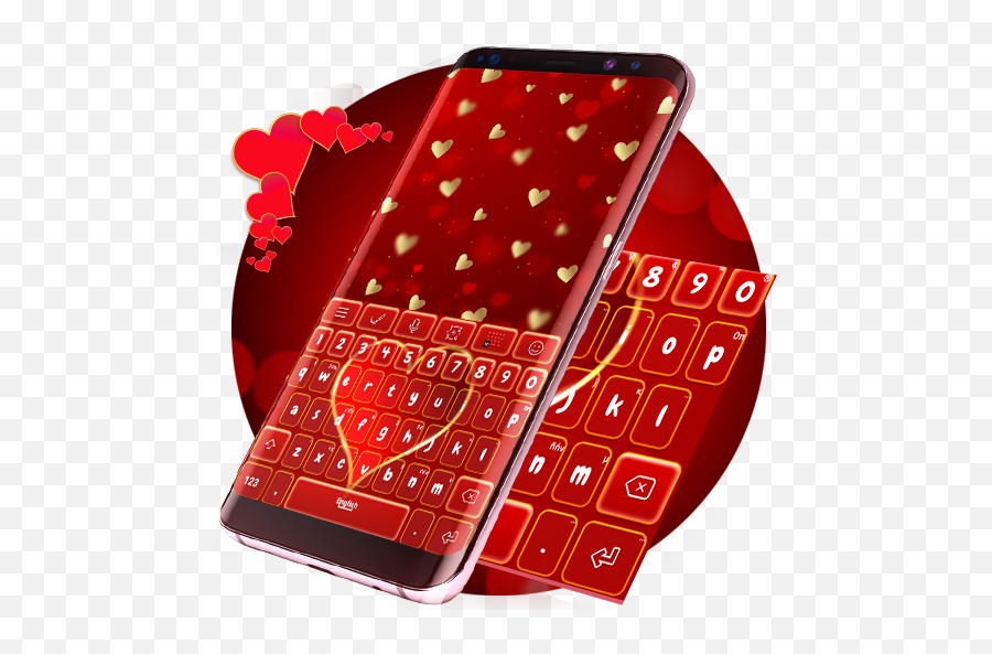 Red Heart Animated Keyboard - Apps On Google Play Feature Phone Emoji,Samsung Animated Emoji