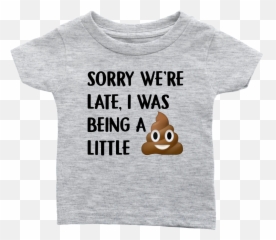 Tshirt Funny Poop Emoji Kids