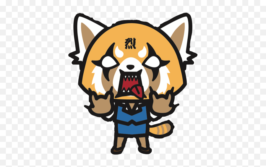 Aggretsuko Redpanda Angry Anger Anime Freetoedit - Aggretsuko Png Emoji,Aggressive Emoji