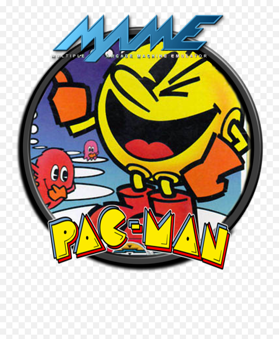 Mega Docklets Style Mame Wheel Images - Page 4 Pinballx Pacman Games Box Art Emoji,Emoji Pacman
