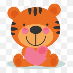 Tiger Face Clipart At Getdrawings - Animal Peeking Over Emoji