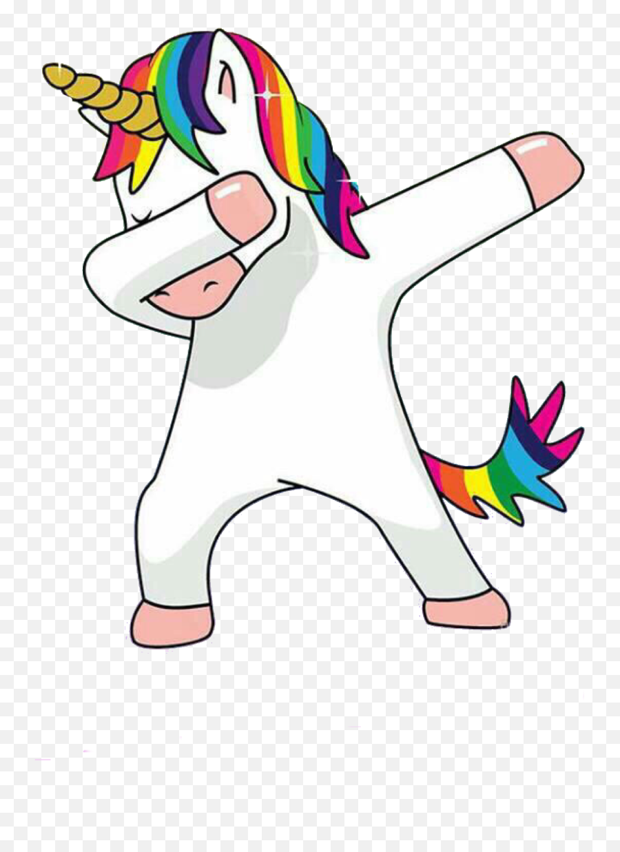 Unicorn T - Cartoon Unicorn Dabbing Emoji,Dabbing Emoji Png