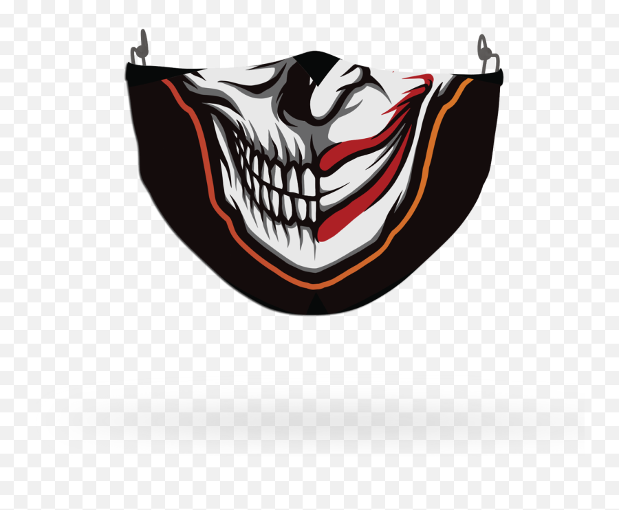 Joker Clown Skull Pattern Face Covering Print 4 - Automotive Decal Emoji,Venom Emoji