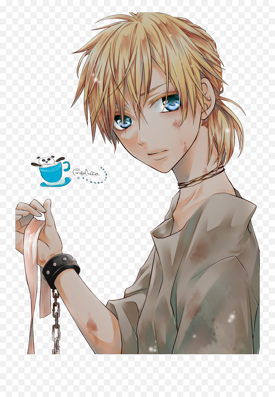 Black Hair Blond Eye Color Blue Hair - Neko Neko Png Soft Anime Boys Blonde Emoji,Neko Emoji