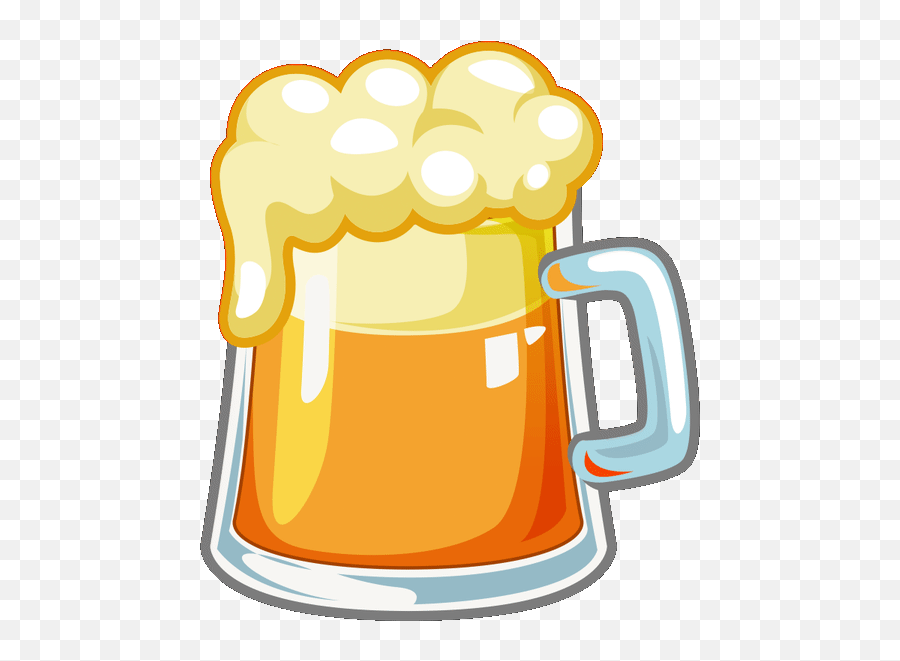 Top Brew Beer Stickers For Android - Cartoon Beer Mug Gif Emoji,Beer Clink Emoji