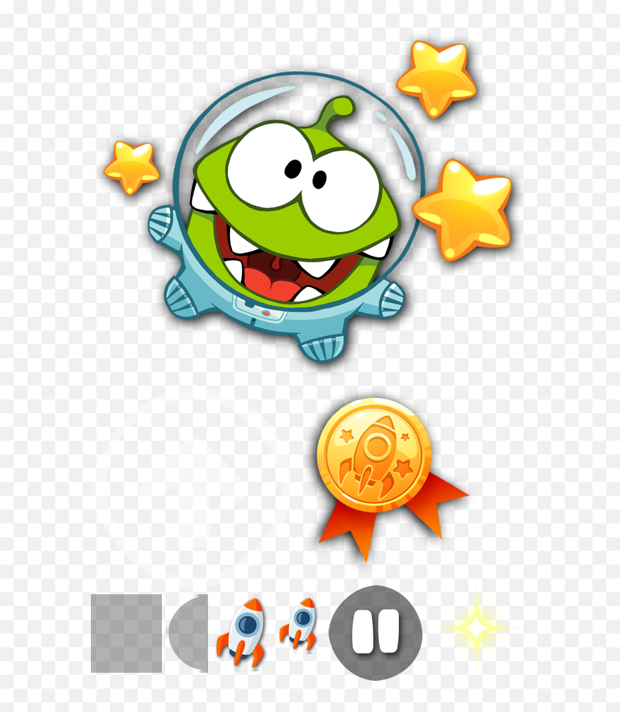 Mobile - My Om Nom Minigame Rocket Gui The Spriters Resource Happy Emoji,Rocket Emoticon