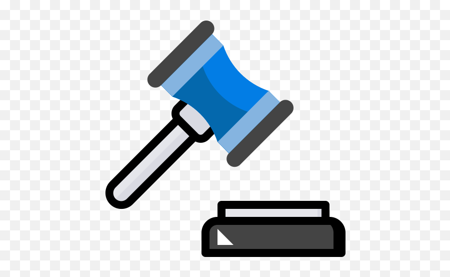 Auction Gavel Judge Law Verdict Icon - Judge Emoji,Gavel Emoji