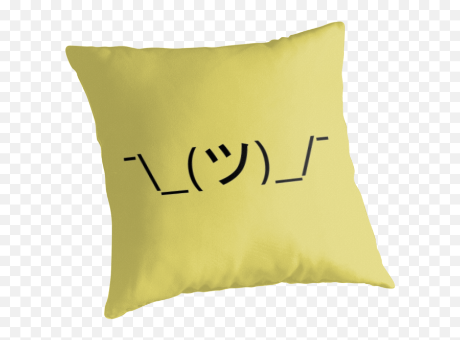 Emoticon Shrug Pictures - Cushion Emoji,Emoticon Shrug