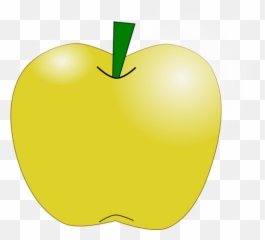 Yellow Apple - Žluté Jablko Kreslené Emoji,Apple Color Emoji