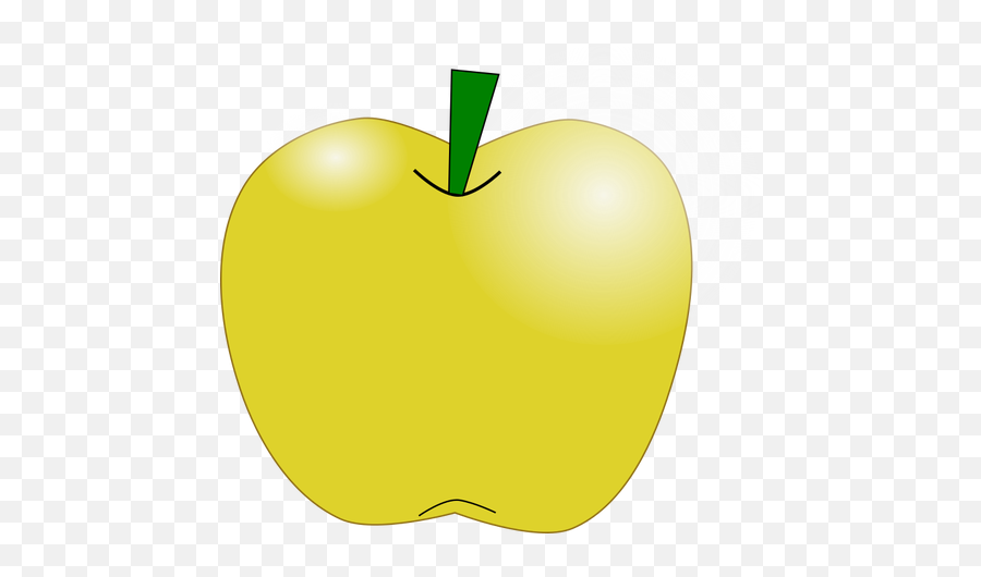 Yellow Apple - Žluté Jablko Kreslené Emoji,Apple Color Emoji
