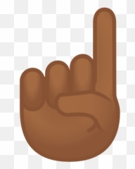 Index Pointing Up Emoji With Medium - Pointing Finger Emoji Black,Pointing Down Emoji