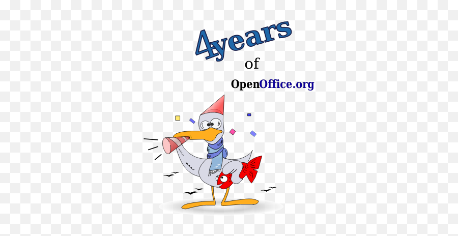 Open Office 4 Years Vector Image - Happy New Year Best Friend Funny Emoji,Happy Dance Emoticon