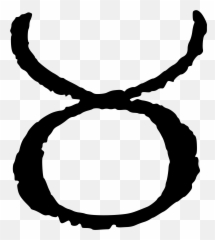Free Pisces Symbol Transparent Download Clip Art - Taurus Sign Png Emoji