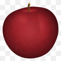 Public Domain Clip Art Image - Red Yummy Apple Emoji