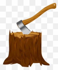 Free Transparent Axe Cliparts Download - Cutting Down Trees Clipart Emoji,Axe Emoticon