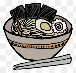 Ramen Bowl Nori Vector Clipart Image - Clipart Ramen Emoji,Bowl Of Rice Emoji