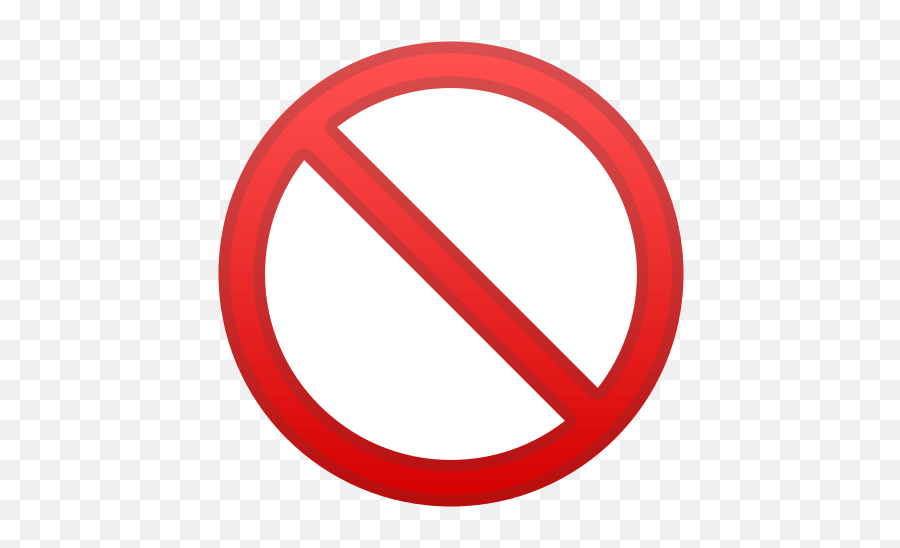 Prohibited Emoji Meaning With Pictures - Prohibited Icon,No Emoji