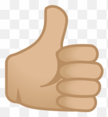 Noto Emoji Pie 1f44d 1f3fc - Thumbs Up Emoji Png,Wood Emoji
