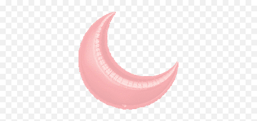 35a Crescent Moon Pastel Pink 3 Count - Havinu0027 A Party Anagram Moon Balloon 35 Emoji,Crescent Moon Emoji