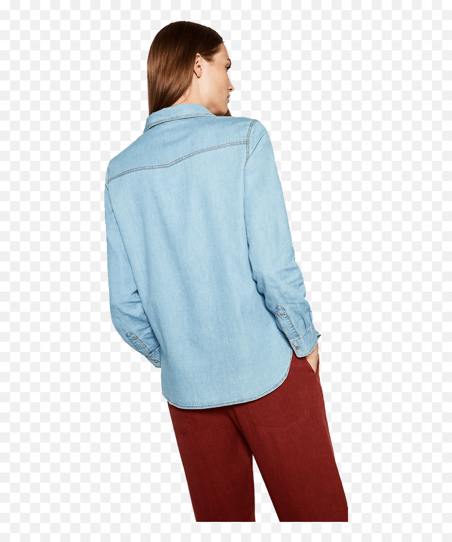 Zara Basic Denim Shirt - Clodette Lab Girl Emoji,Emoji Shirts And Pants