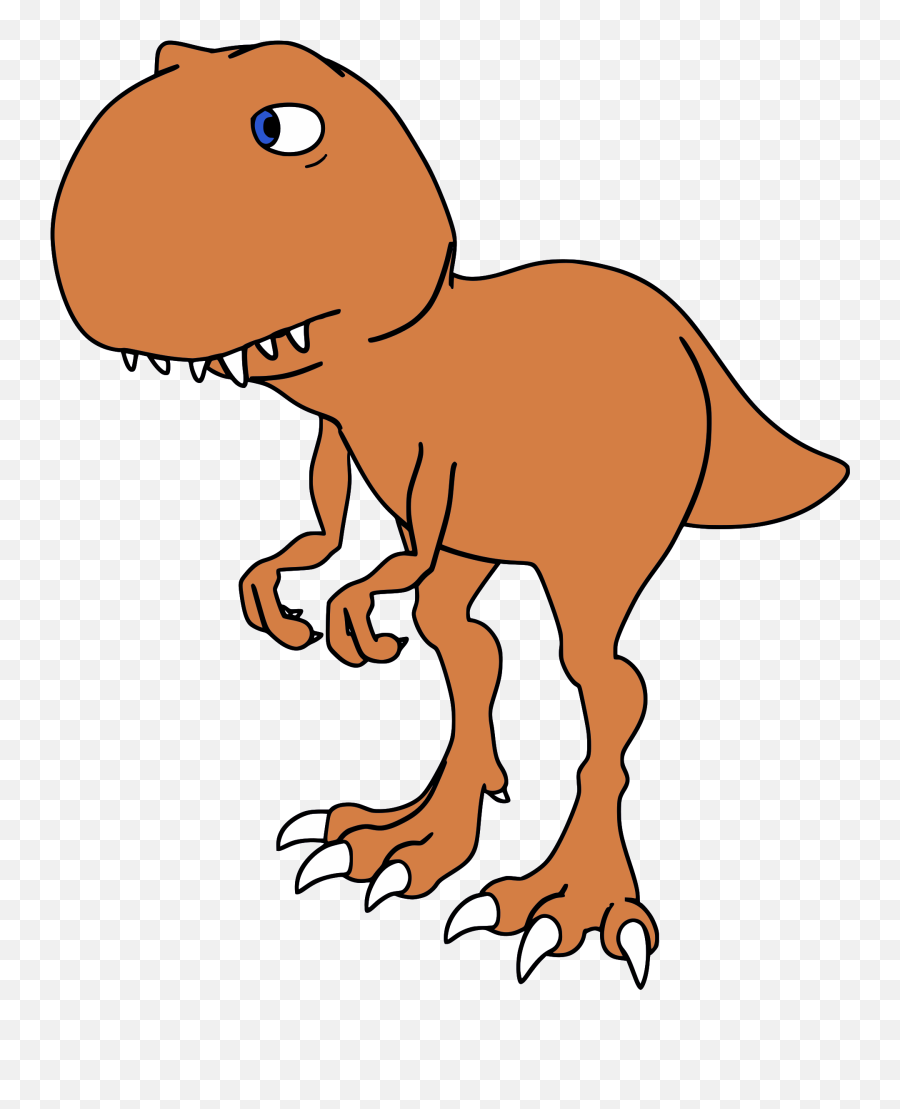 Trex Png Orange Picture 1296433 Trex Png Orange - Clipart Tyrannosaurus Rex Dinosaur Cartoon Emoji,Trex Emoji