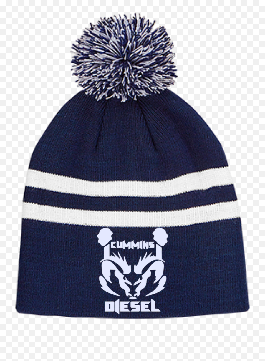 Tt122 Team 365 Striped Pom Beanie - Beanie Emoji,Emoji Winter Hat